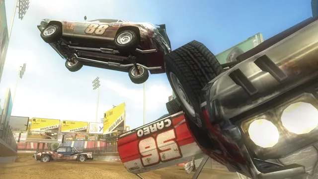 FlatOut 2, a screenshot from its Steam store page